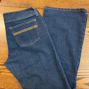 Tommy Jeans Flare Dark Wash Jeans 13 Double Button Y2K 2000s